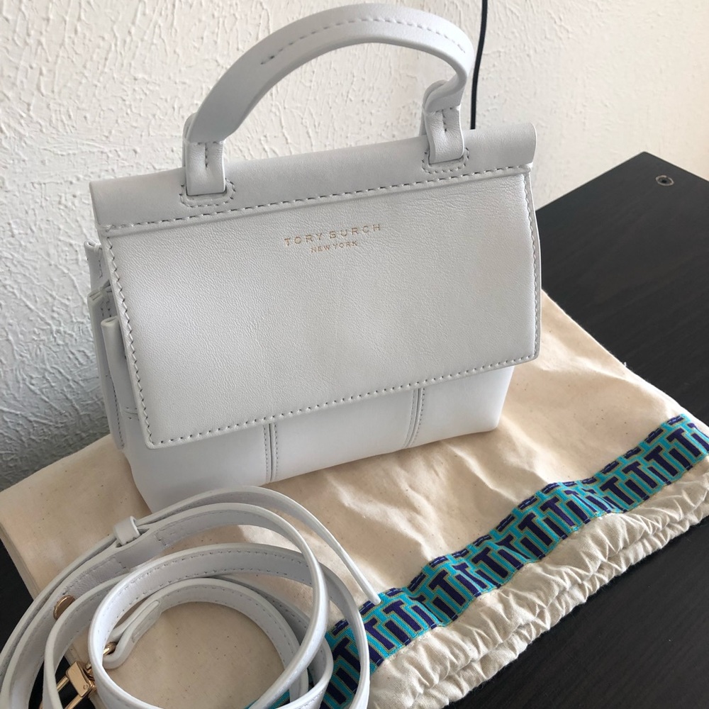 Tory Burch Block-T mini satchel crossbody